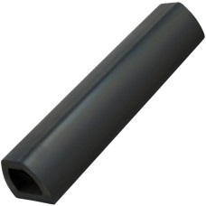 Black Bump Stop Rubber Flat - 460mm Length